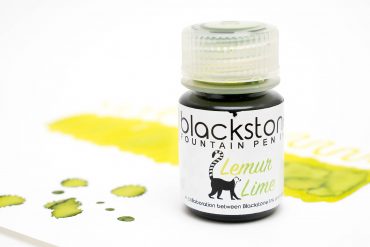 Blackstone Lemur Lime Ink Bottle and Ink Swabs for Review Cover