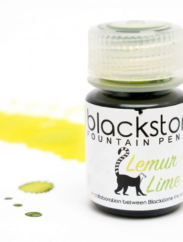 Blackstone Lemur Lime Ink Bottle and Ink Swabs for Review Cover