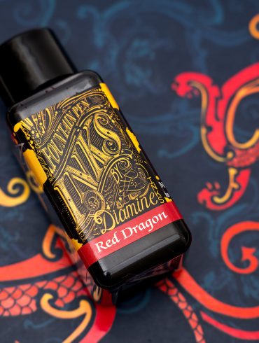 Diamine Red Dragon Ink Bottle for Review Cover