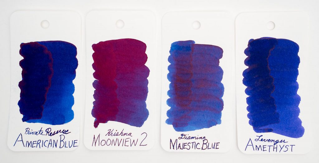 Krishna Moonview 2 ink swab comparison