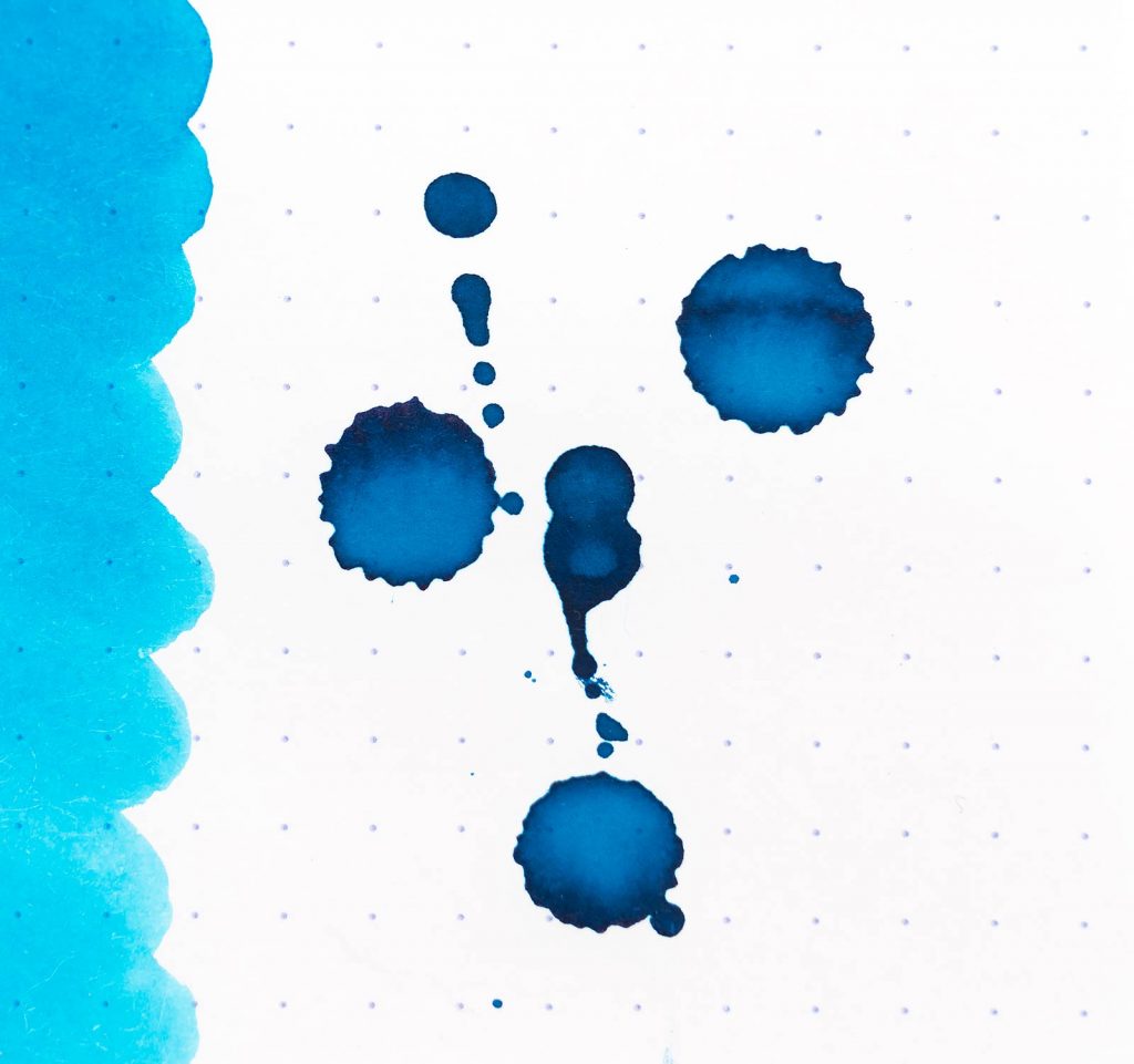 Herbin Bleu Pervenche ink drops and swab