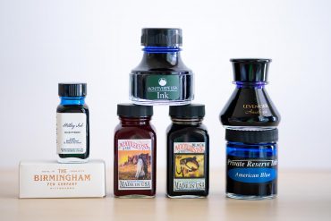 Bottles of Fountain Pen Ink from American Brands