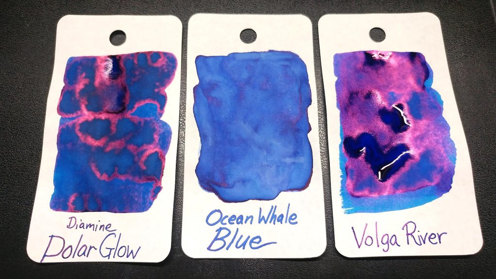 Ocean Whale Blue Ink