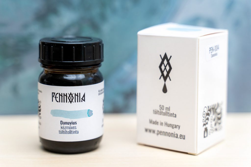 Pennonia Danuvius ink bottle and box