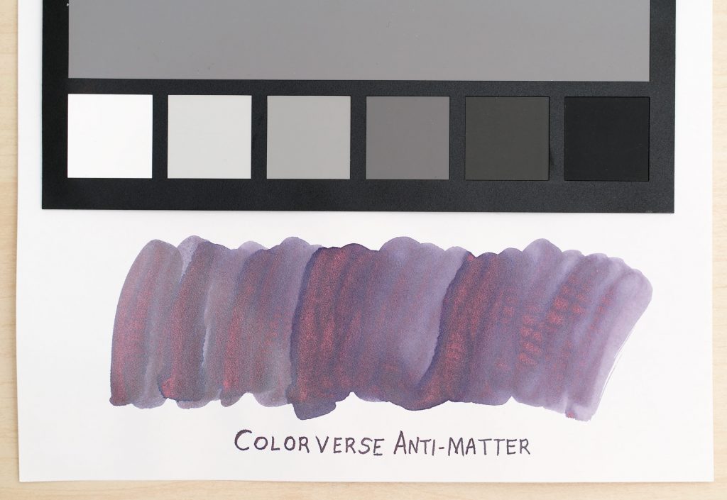 Colorverse Anti-Matter ink and grey gard.