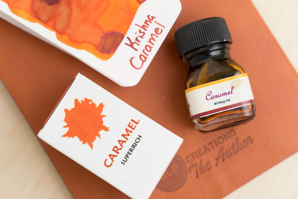 Krishna Caramel Ink bottle and box