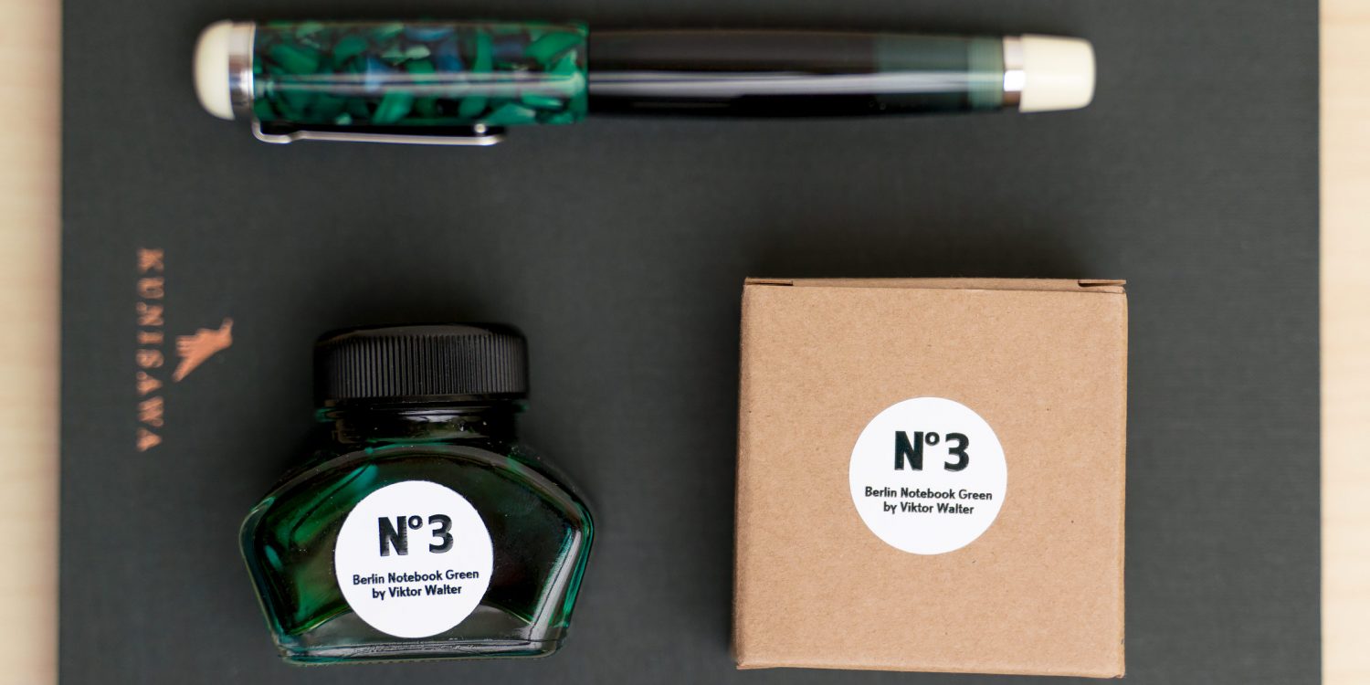 Berlin Notebook No.3 Green bottle and box