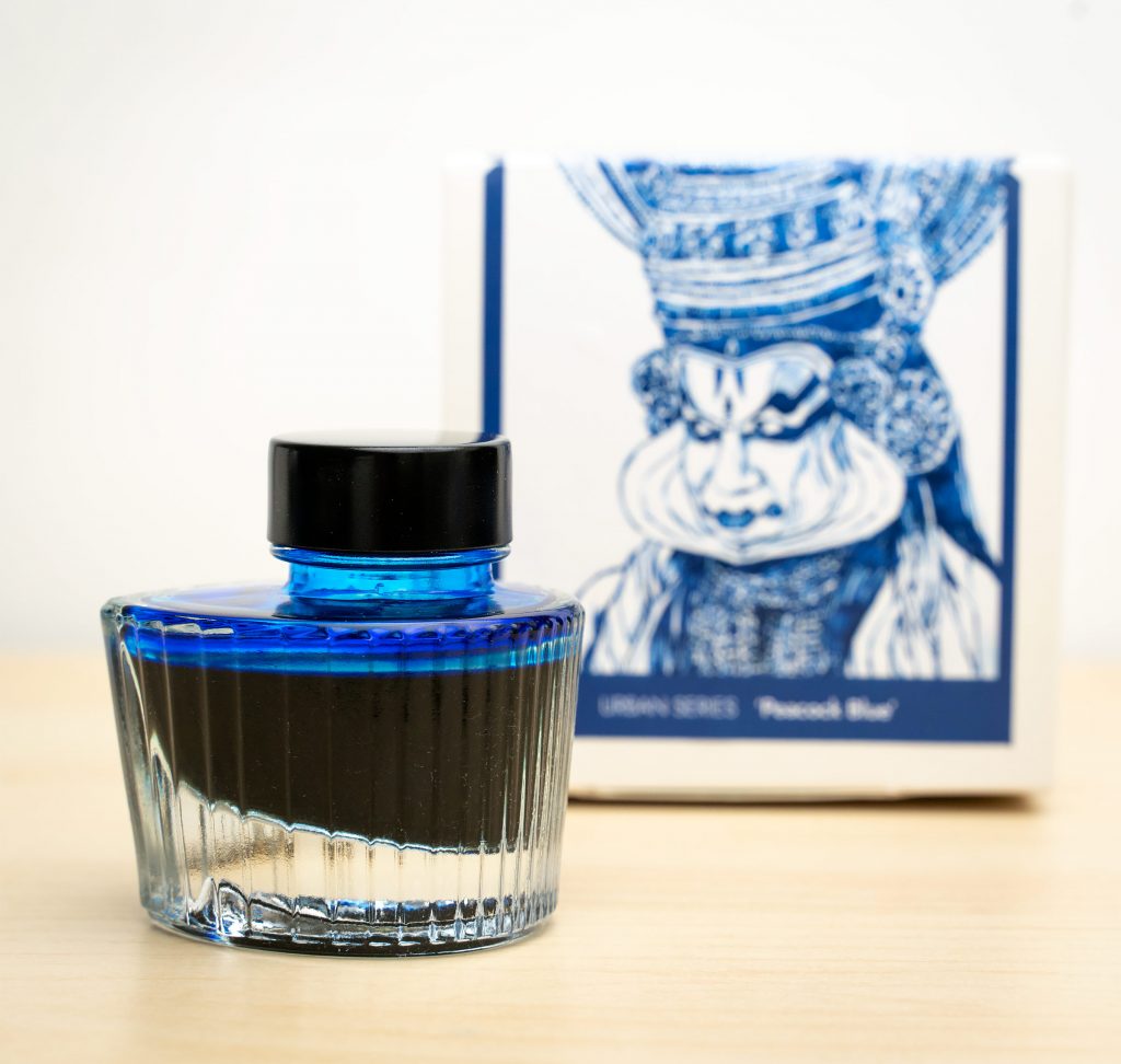 Krishna Urban Peacock Blue Ink
