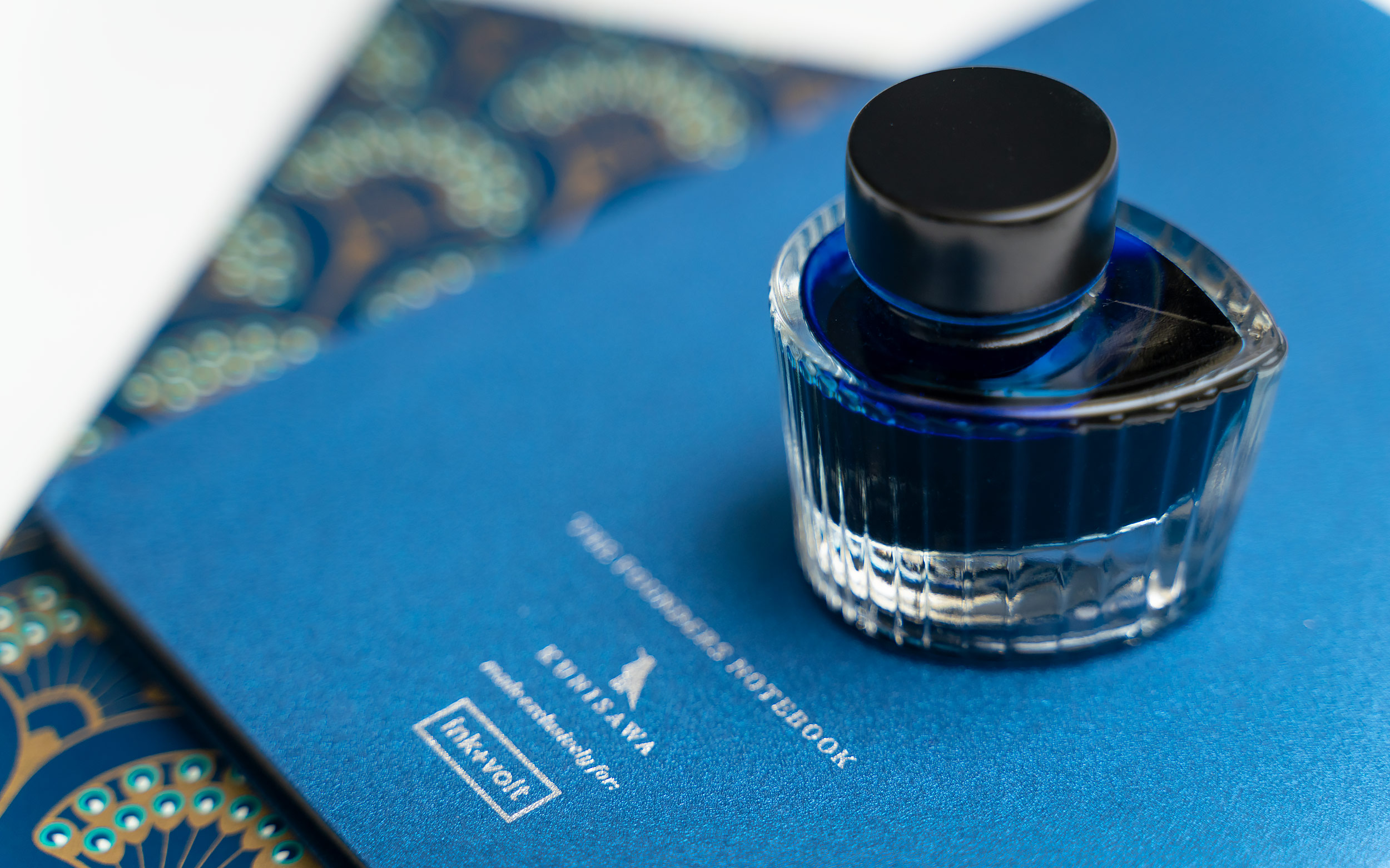 Krishna Urban Peacock Blue Ink bottle