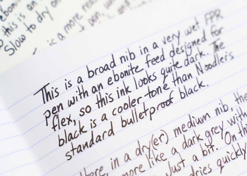 ink review: noodler's black revisited - Seize the Dave