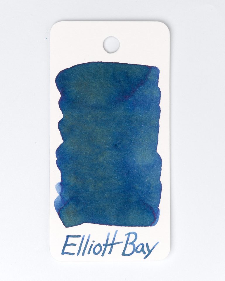 Swatch of Elliott Bay Blue ink