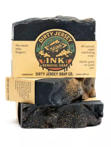 Dirty Jersey Ink Removal Soap Bars stacked