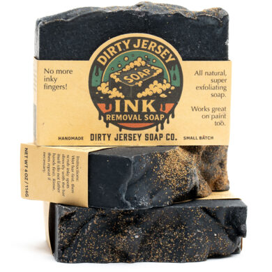Dirty Jersey Ink Removal Soap Bars stacked